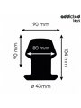 Addicted Toys - Plug Anale Cavo in Silicone Medico Taglia L 10,4 Cm