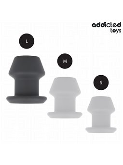 Addicted Toys - Plug Anale Cavo in Silicone Medico Taglia L 10,4 Cm