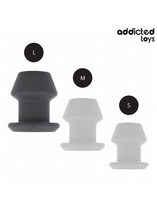 Addicted Toys - Plug Anale Cavo in Silicone Medico Taglia L 10,4 Cm