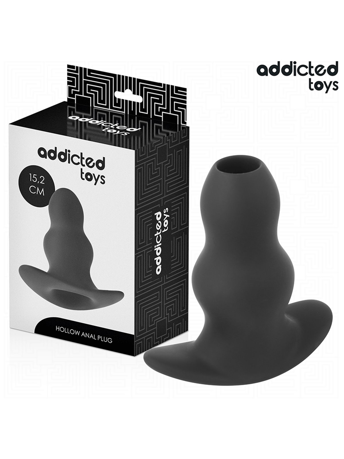 Addicted Toys - Plug Anale Cavo in Silicone Medico Taglia XXL 15,2 Cm