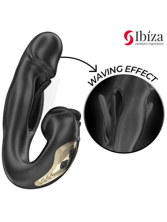 Ibiza Rose Flicking - Vibratore e Stimolatore Clitoride Oscillante