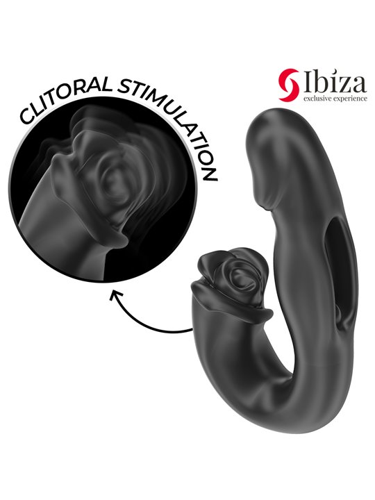 Ibiza Rose Flicking - Vibratore e Stimolatore Clitoride Oscillante