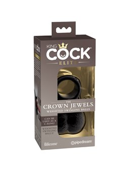 King Cock The Crown Jewels - Anello Fallico con Palle Oscillanti