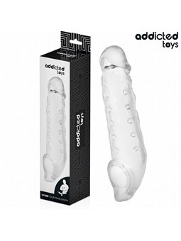 Addicted Toys - Guaina Fallica in Silicone Trasparente 23 Cm