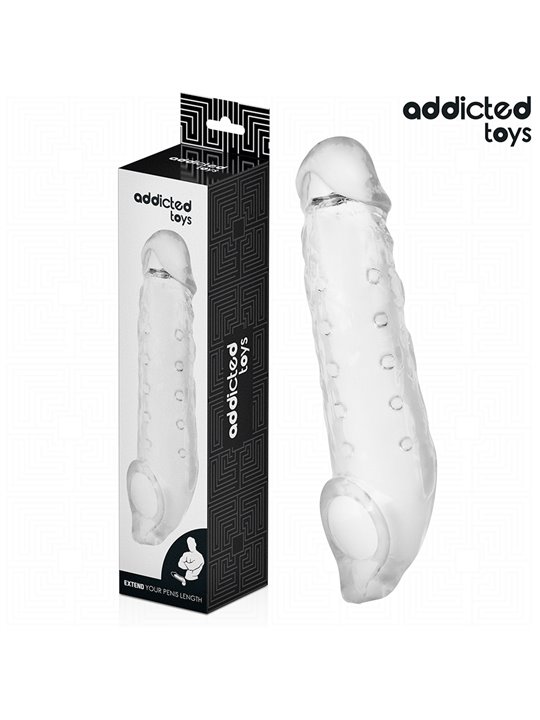Addicted Toys - Guaina Fallica in Silicone Trasparente 23 Cm