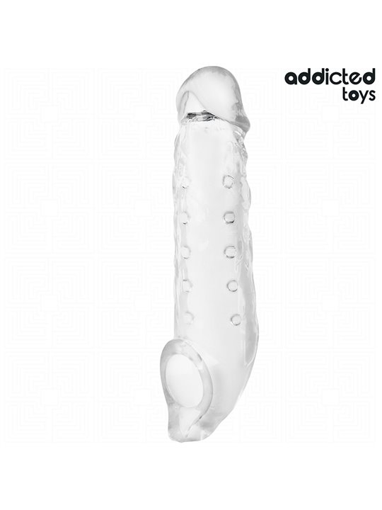 Addicted Toys - Guaina Fallica in Silicone Trasparente 23 Cm