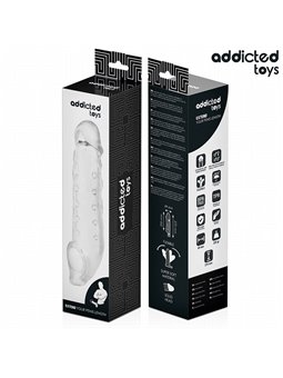Addicted Toys - Guaina Fallica in Silicone Trasparente 23 Cm