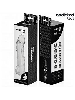 Addicted Toys - Transparent Silicone Penis Sleeve 22 cm
