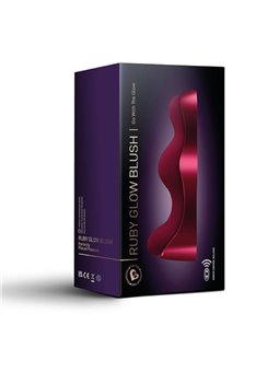 Rocks-Off Ruby Glow - Red G-Spot Vibrator with Remote Control