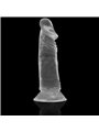 XRay Clear Dildos - Dildo Realistico in Silicone Trasparente 16,5x4 Cm