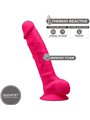 Silexd - Pene Realistico in Silicone con Ventosa 23 Cm Fucsia Mod 1