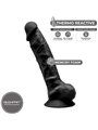 Silexd - Model 1 Realistic Penis Premium Silexpan Silicone Black 23 CM