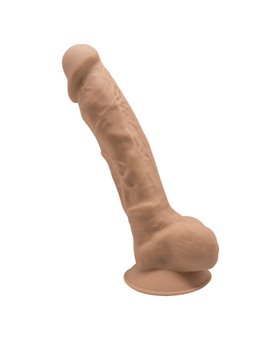 Silexd - Model 1 Realistic Penis Premium Silexpan Silicone Caramel 17.5 CM