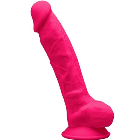 Silexd - Pene Realistico in Silicone con Ventosa 17,5 Cm Rosa Mod 1