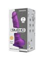 Silexd - Pene Realistico in Silicone con Ventosa 17,5 Cm Viola Mod 1