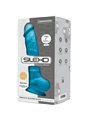 Silexd - Pene Realistico in Silicone con Ventosa 17,5 Cm Blu Mod 1