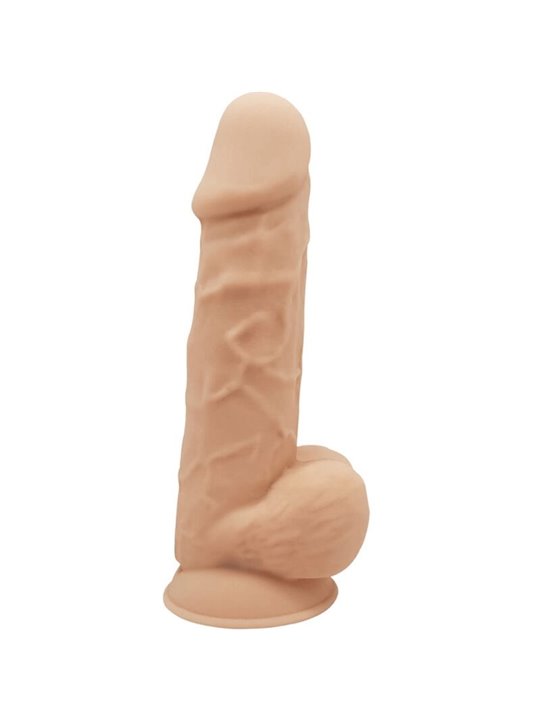 Silexd - Pene Realistico in Silicone con Ventosa 21,5 Cm Beige Mod 1