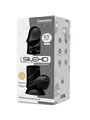 Silexd - Model 1 Realistic Penis Premium Silexpan Silicone Black 21.5 CM