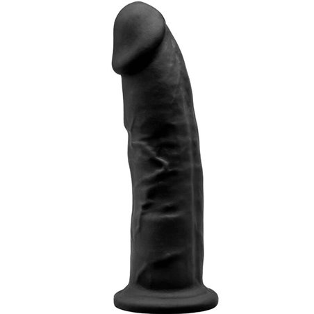 Silexd - Pene Realistico in Silicone con Ventosa 23 Cm Nero Mod 2