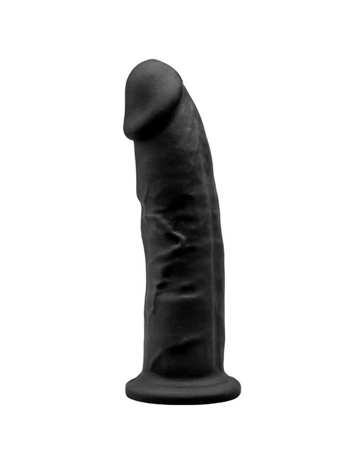 Silexd - Pene Realistico in Silicone con Ventosa 23 Cm Nero Mod 2