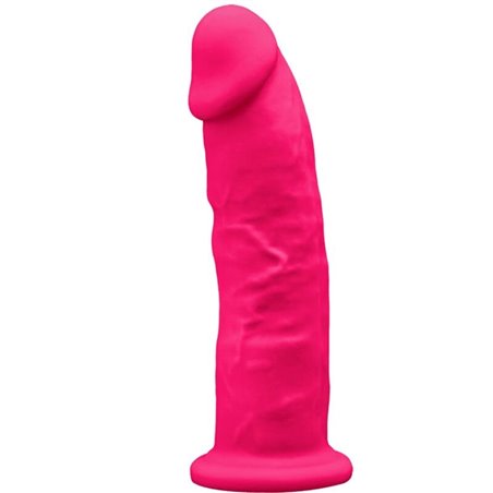 Silexd - Model 2 Realistic Penis Premium Silexpan Silicone Fuchsia 19 CM