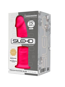 Silexd - Pene Realistico in Silicone con Ventosa 19 Cm Rosa Mod 2