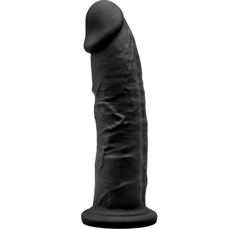 Silexd - Pene Realistico in Silicone con Ventosa 19 Cm Nero Mod 2