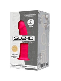 Silexd - Pene Realistico in Silicone con Ventosa 15 Cm Rosa Mod 2
