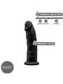 Silexd - Pene Realistico in Silicone con Ventosa 15 Cm Nero Mod 2