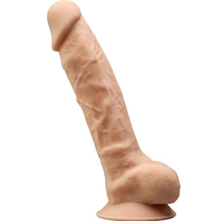 Silexd - Pene Realistico in Silicone con Ventosa 20 Cm Beige Mod 1