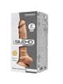 Silexd - Pene Realistico in Silicone con Ventosa 20 Cm Beige Mod 1