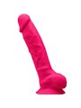 Silexd - Model 1 Realistic Penis Premium Silexpan Silicone Fuchsia 20 CM