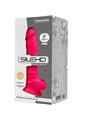 Silexd - Model 1 Realistic Penis Premium Silexpan Silicone Fuchsia 20 CM