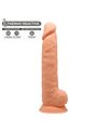 Silexd - Pene Realistico in Silicone con Ventosa 26,3 Cm Beige Mod 1