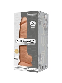 Silexd - Pene Realistico in Silicone con Ventosa 26,3 Cm Beige Mod 1