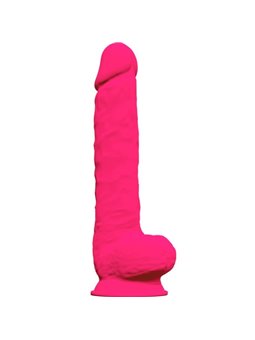 Silexd - Model 1 Realistic Penis Premium Silexpan Silicone Fuchsia 38 CM