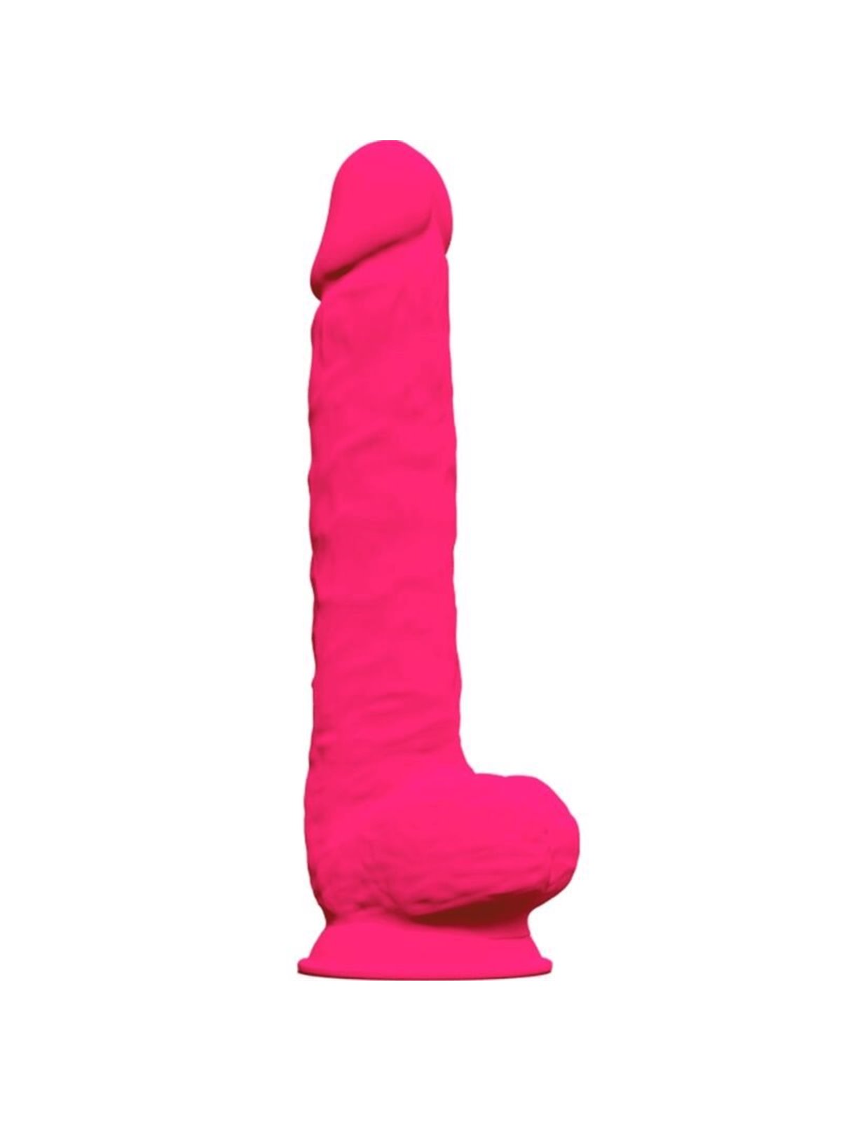 Silexd - Model 1 Realistic Penis Premium Silexpan Silicone Fuchsia 38 CM