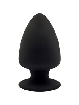 Silexd - Plug Anale con Ventosa Taglia M Nero 11 Cm Mod 1