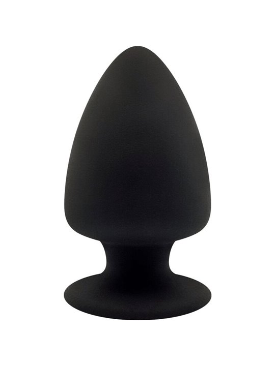 Silexd - Plug Anale con Ventosa Taglia M Nero 11 Cm Mod 1