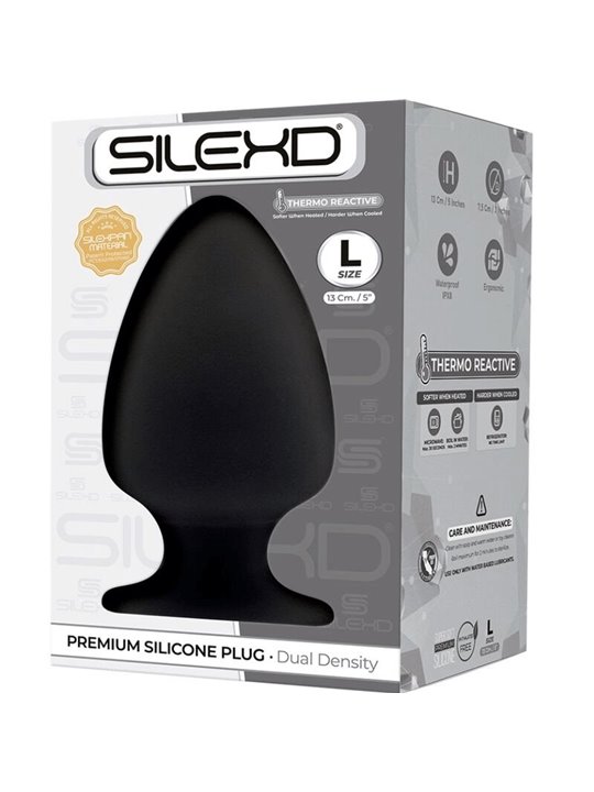 Silexd - Model 1 Anal Plug Premium Silexpan Silicone Premium Thermoreactive Size L