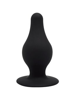 Silexd - Plug Anale con Ventosa Taglia XS Nero 6,4 Cm Mod 2