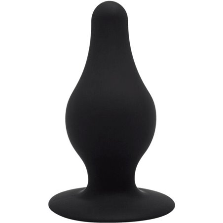 Silexd - Plug Anale con Ventosa Taglia XS Nero 6,4 Cm Mod 2