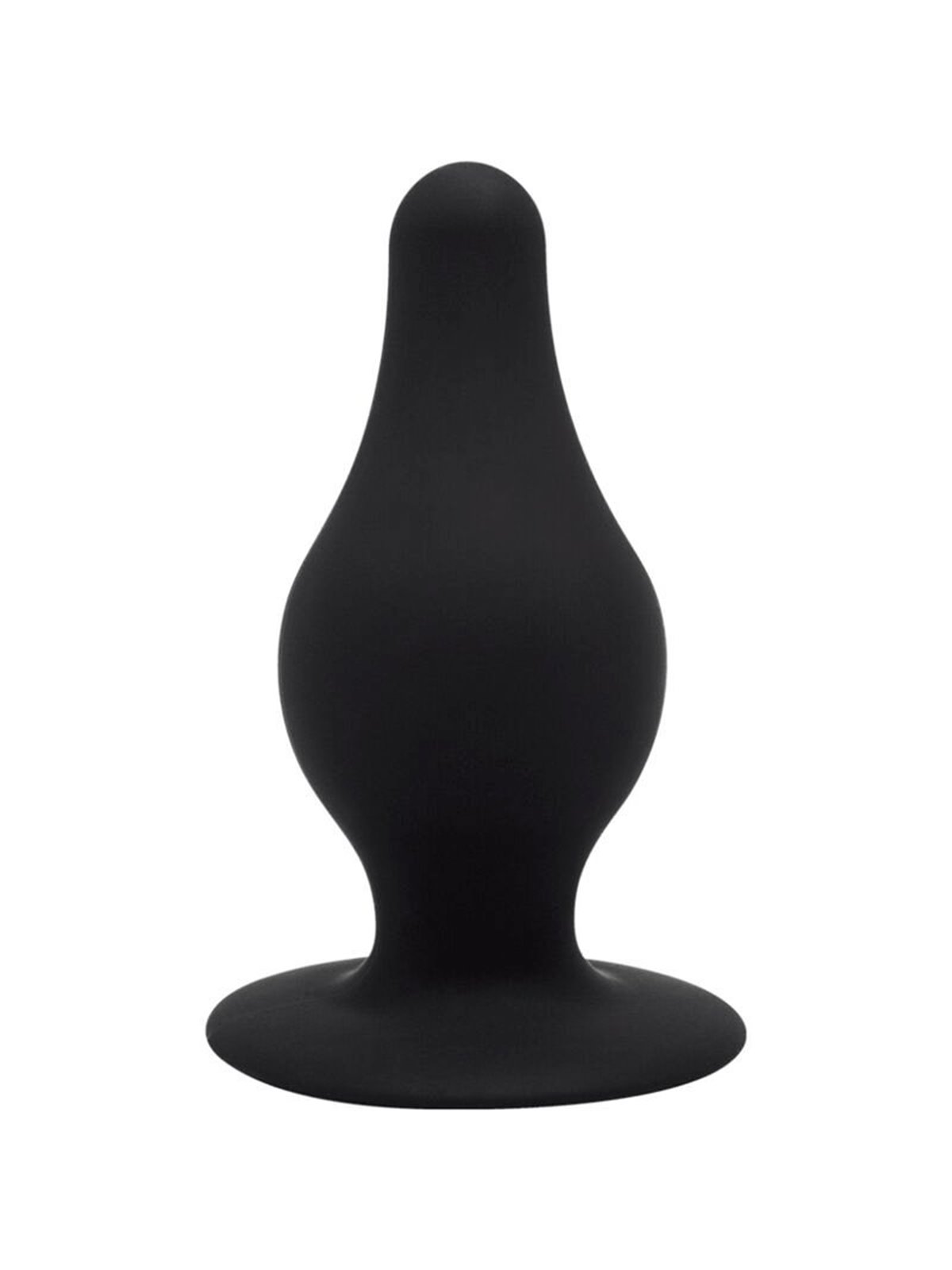 Silexd - Plug Anale con Ventosa Taglia XS Nero 6,4 Cm Mod 2