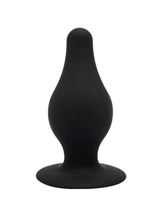 Silexd - Plug Anale con Ventosa Taglia S Nero 7,2 Cm Mod 2