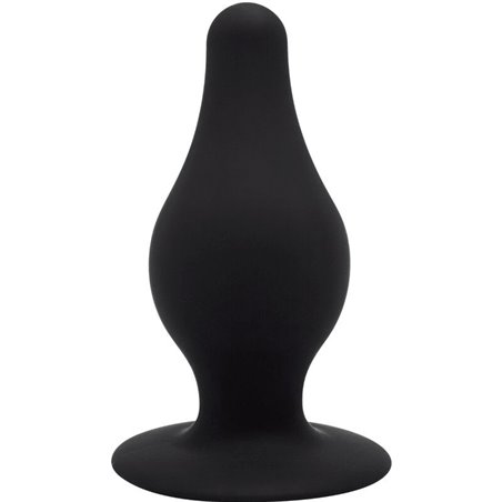 Silexd - Plug Anale con Ventosa Taglia M Nero 9,3 Cm Mod 2