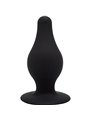 Silexd - Plug Anale con Ventosa Taglia M Nero 9,3 Cm Mod 2