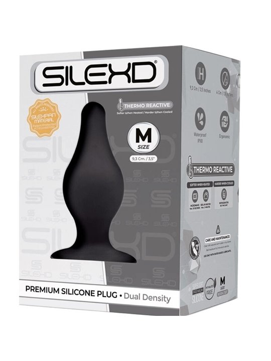 Silexd - Model 2 Anal Plug Premium Silexpan Silicone Premium Thermoreactive Size M