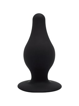 Silexd - Plug Anale con Ventosa Taglia L Nero 10,2 Cm Mod 2