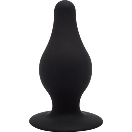 Silexd - Plug Anale con Ventosa Taglia L Nero 10,2 Cm Mod 2