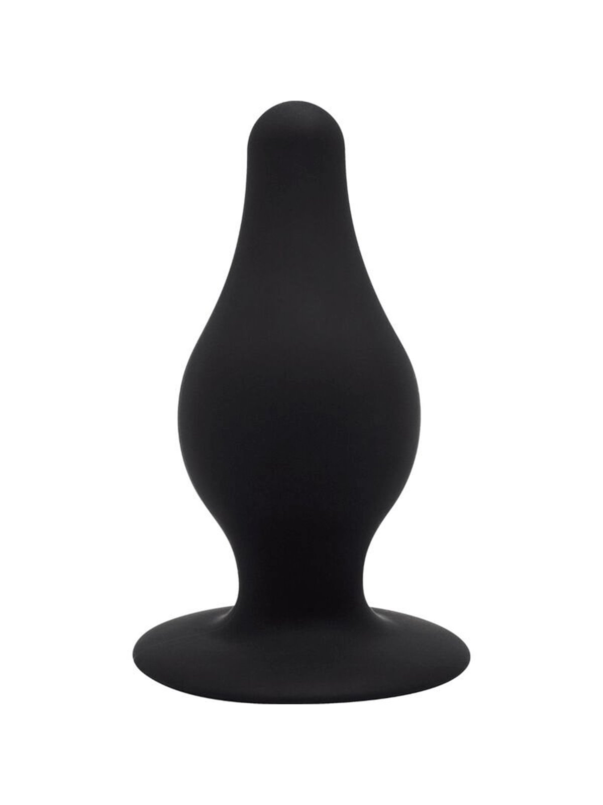 Silexd - Plug Anale con Ventosa Taglia L Nero 10,2 Cm Mod 2